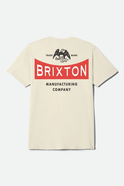 Brixton Pinnacle S/S Mens Cream