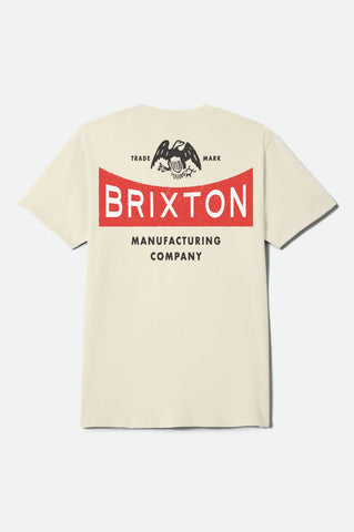 Brixton Pinnacle S/S Mens Cream