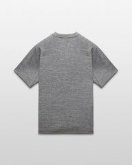 Reigning Champ Solotex Mesh Tiebreak T-Shirt Men Heather Grey