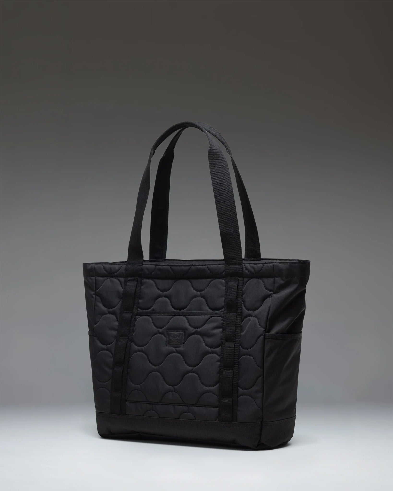 Herschel Heritage Quilted Capsule Tote Black Tonal