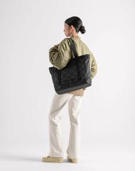 Herschel Heritage Quilted Capsule Tote Black