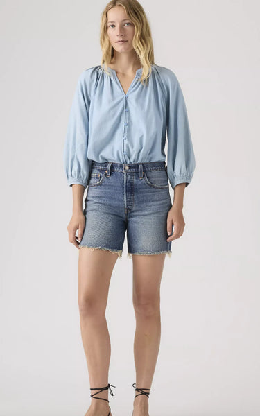 Levi's 501 Mid Thigh Short Women Symmetry Sister