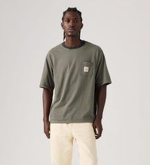 Levi’s SS Workwear Tee Eaun Stripe Dried Sage