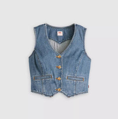 Levi's Amore Denim Vest Women Cause And Effect