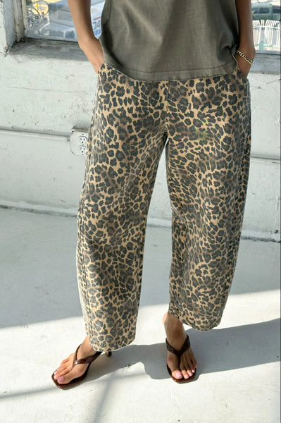 Le Bon Shoppe Arc Pants Women Leopard