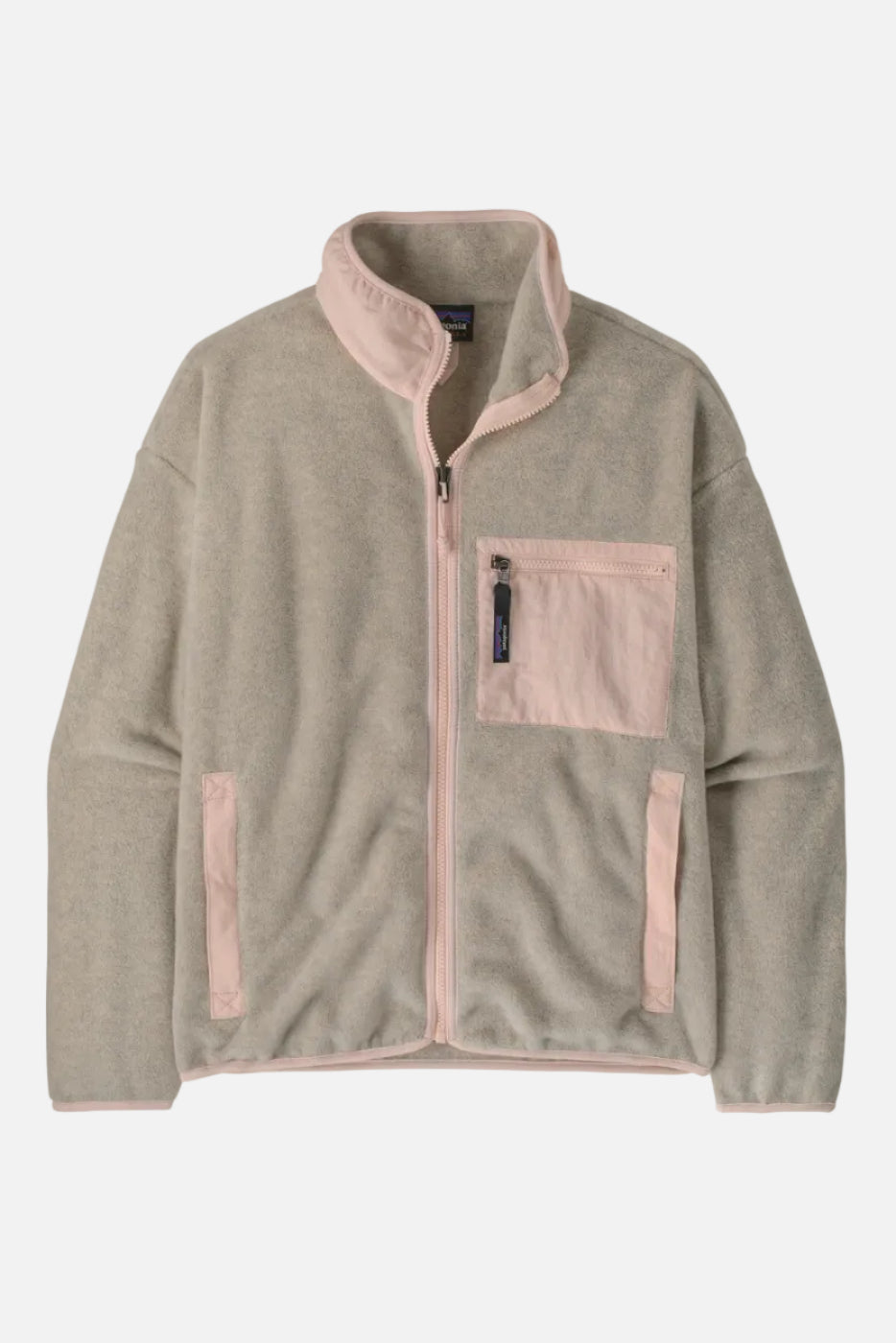Patagonia W's Synch Jacket Women Oatmeal Heather w/Pink Frost