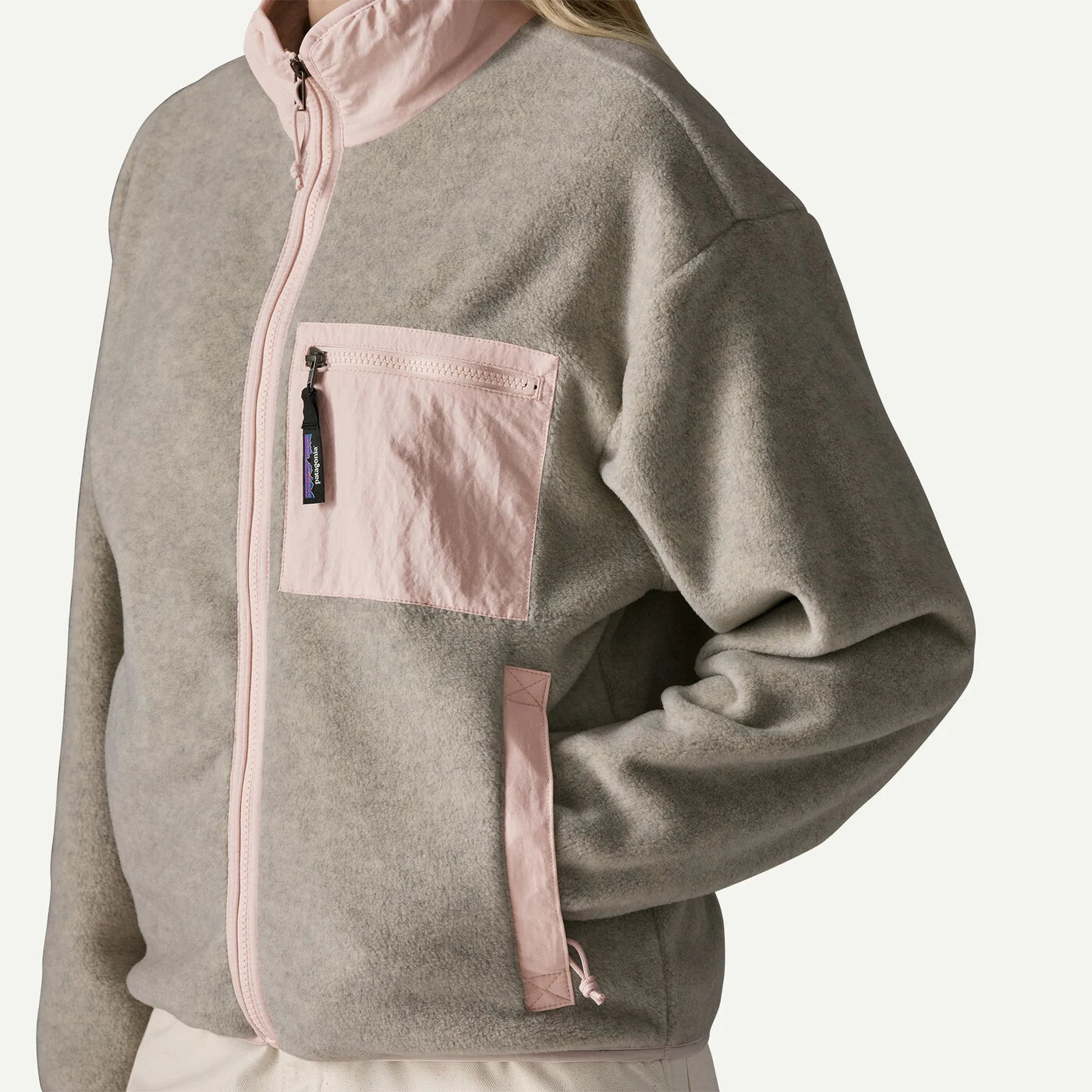 Patagonia W's Synch Jacket Women Oatmeal Heather w/Pink Frost