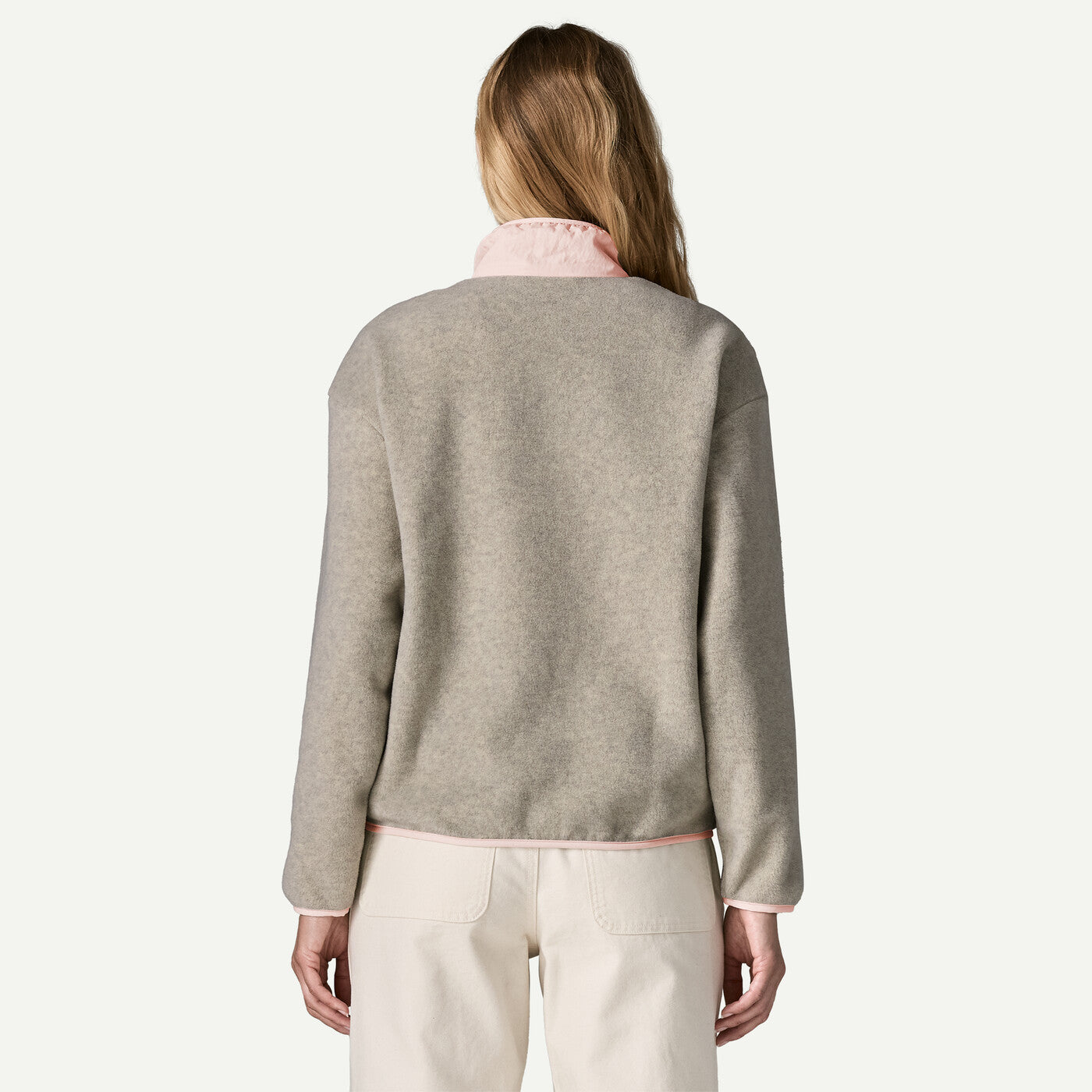 Patagonia W's Synch Jacket Women Oatmeal Heather w/Pink Frost