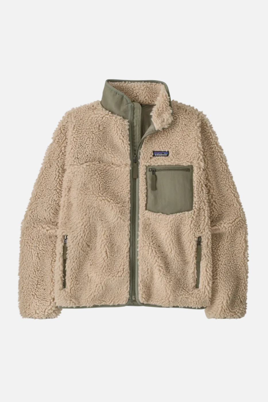 Patagonia Classic Retro-X® Fleece Jacket Women Dark Natural w/River Rock Green