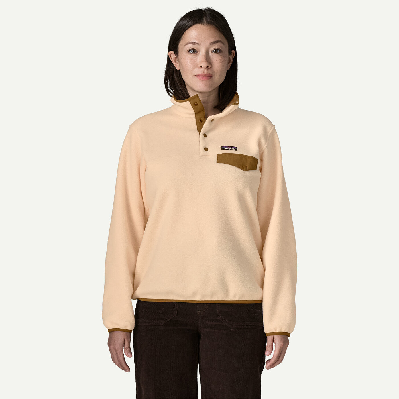 Patagonia W's LW Synch Snap-T Pullover Women Natural