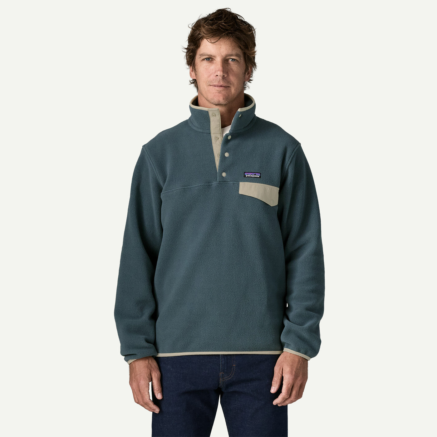 Patagonia M's LW Synch Snap-T Pullover Men Summit Blue