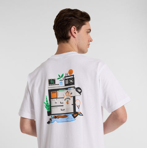 New Balance Drake Cereal Room Tee Men White