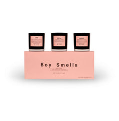 Boy Smells Candle 3 Pack Les, Petal and Lanai