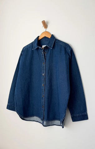 Le Bon Shoppe Owen Shirt Women Dark Denim