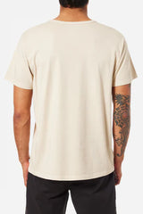 Katin Mesa Henley Tee Men Vintage White