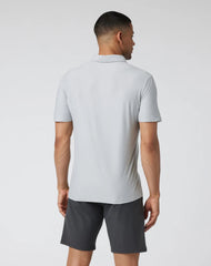 Vuori Strato Tech Polo Men Platinum Heather