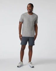 Vuori Strato Tech Tee Men Heather Grey