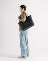 Herschel Heritage Quilted Capsule Tote Black