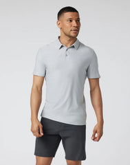 Vuori Strato Tech Polo Men Platinum Heather