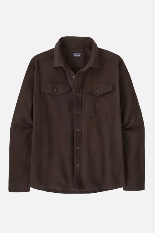 Patagonia Fjord Flannel Shirt Men Mirror Weave Den Brown