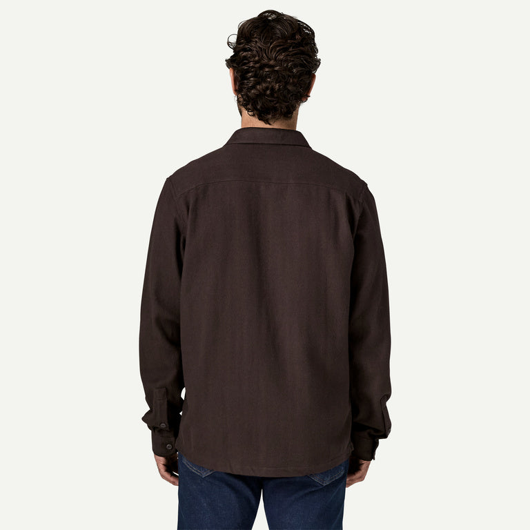 Patagonia Fjord Flannel Shirt Men Mirror Weave Den Brown