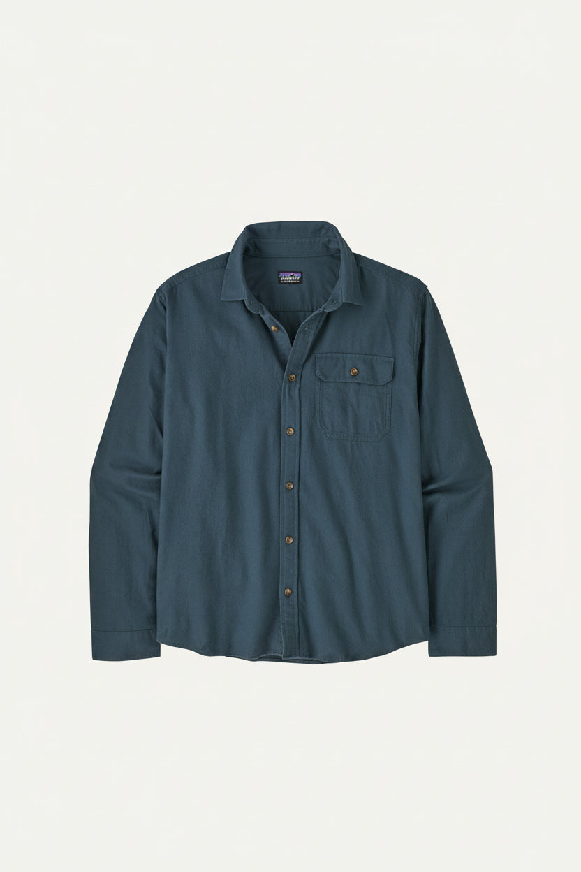 Patagonia M's L/S LW Fjord Flannel Shirt Men Summit Blue