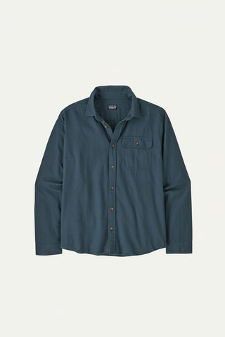 Patagonia M's L/S LW Fjord Flannel Shirt Men Summit Blue