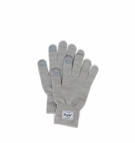 Herschel Gloves Heather Light Grey