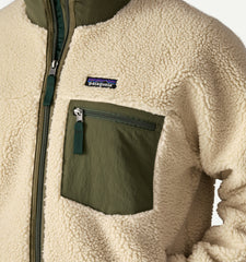 Patagonia Classic Retro-X Jacket Men Dark Natural W/ Basin Green