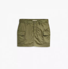 Levi's Mini Cargo Skirt Women Olive Night