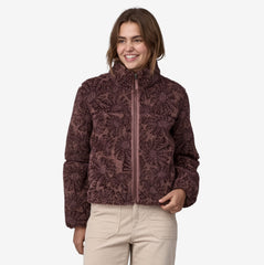 Patagonia Lunar Dusk Jacket Women Sun Wave Molasses Brown