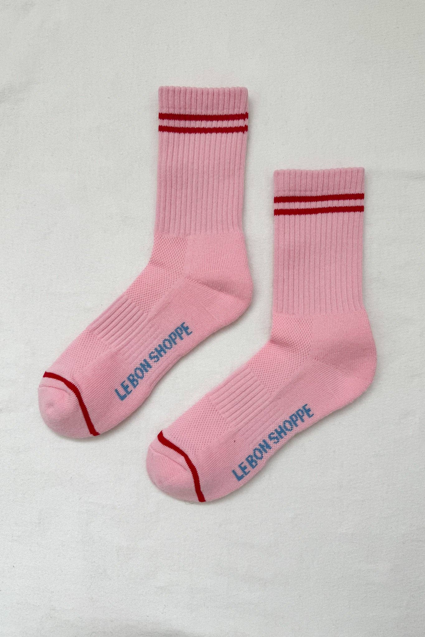 Le Bon Boyfriend Socks Amour Pink