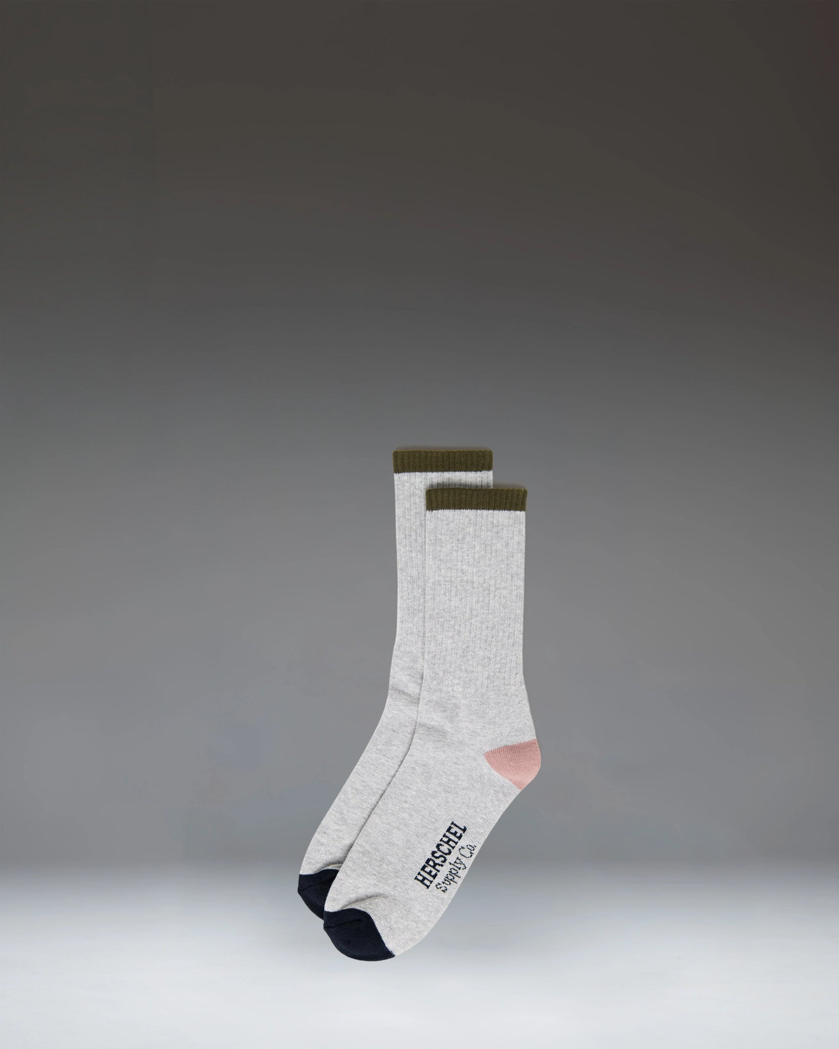 Herschel Classic Fit Crew Sock Light Grey