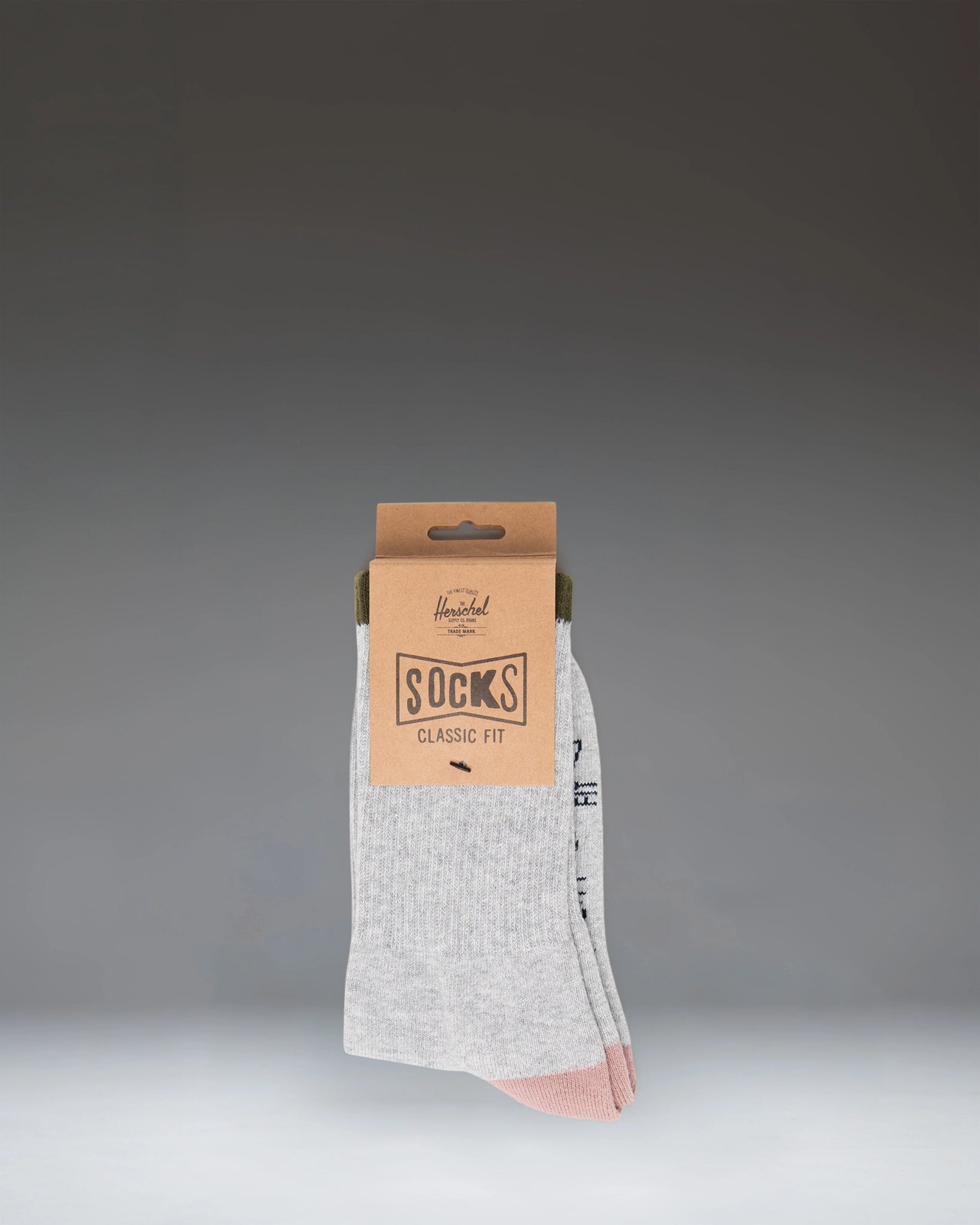 Herschel Classic Fit Crew Sock Light Grey