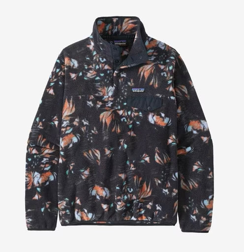 Patagonia LW Synch Snap-T P/O Women Swirl Floral Pitch Blue