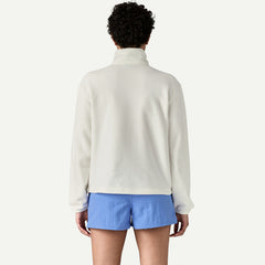 Patagonia Micro D 1/2 Zip Fleece Women Birch White