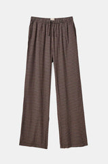 Brixton Hudson Lounge Pant Women Washed Black Cinder Grey Diamond Check