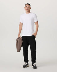 Vuori Short Sleeve Ponto Performance Tee Men White