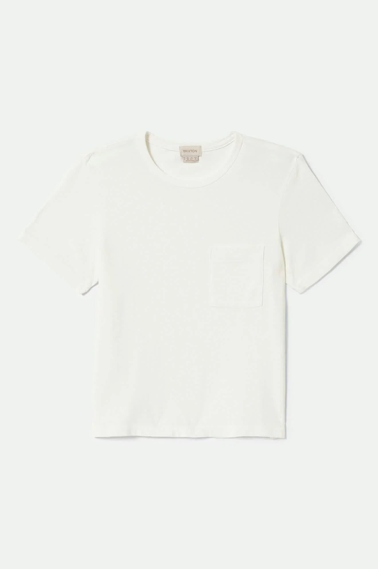 Brixton Carefree Organic GD Perfect Tee Women Off White