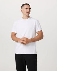 Vuori Short Sleeve Ponto Performance Tee Men White