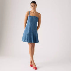 Levi’s Denim Godet Dress Women Godet All Day