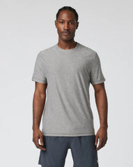 Vuori Strato Tech Tee Men Heather Grey