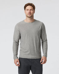 Vuori Strato Tech L/S Tee Men Heather Grey