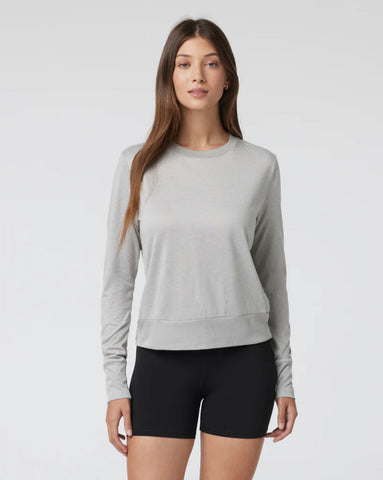 Vuori Daydream Crew Women Light Heather Grey