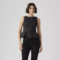 Levi’s Leighton Peplum Top Women NY Nights