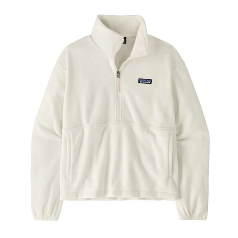 Patagonia Micro D 1/2 Zip Fleece Women Birch White