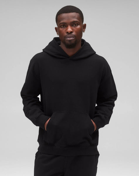 Reigning Champ Midweight Terry ‘97 Relaxed Hoodie Men Black