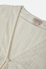 Brixton Seaside Eyelet Top Women Off White Eyelet