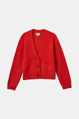 Brixton Town Cardigan Women Mars Red