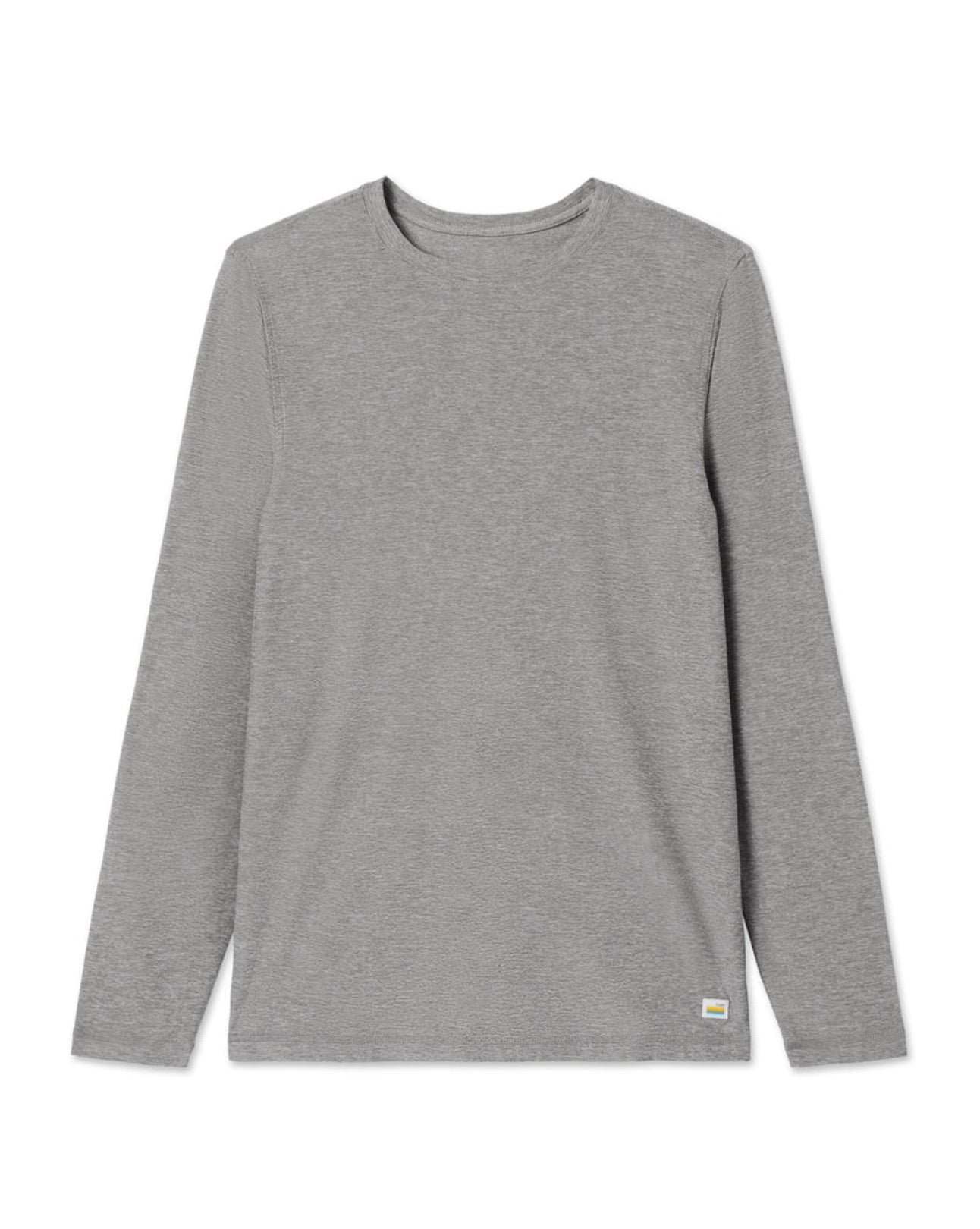 Vuori Strato Tech L/S Tee Men Heather Grey